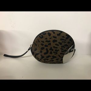 Leopard Oval print Clutch by Guisseppe Zannotti